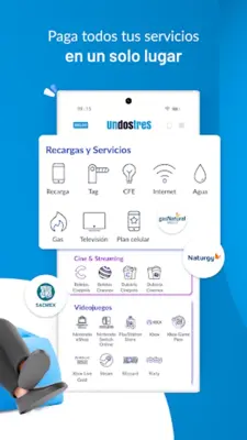 UnDosTres - Recargas y Pagos android App screenshot 2